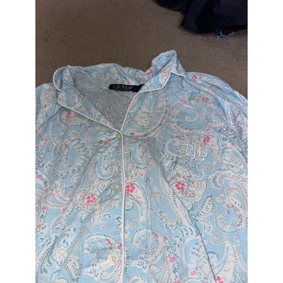 Ralph Lauren Pajama Top - Picture 2 of 4